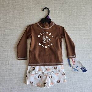 Mickey Mouse toddler's swim set rather guard